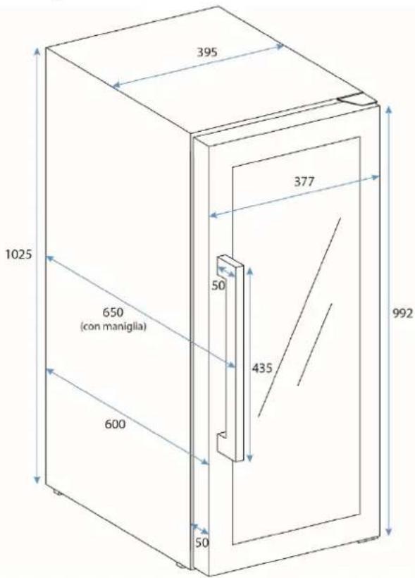 CASO BBQ Cooler M-R - Immagine: Dimensionamento - 1