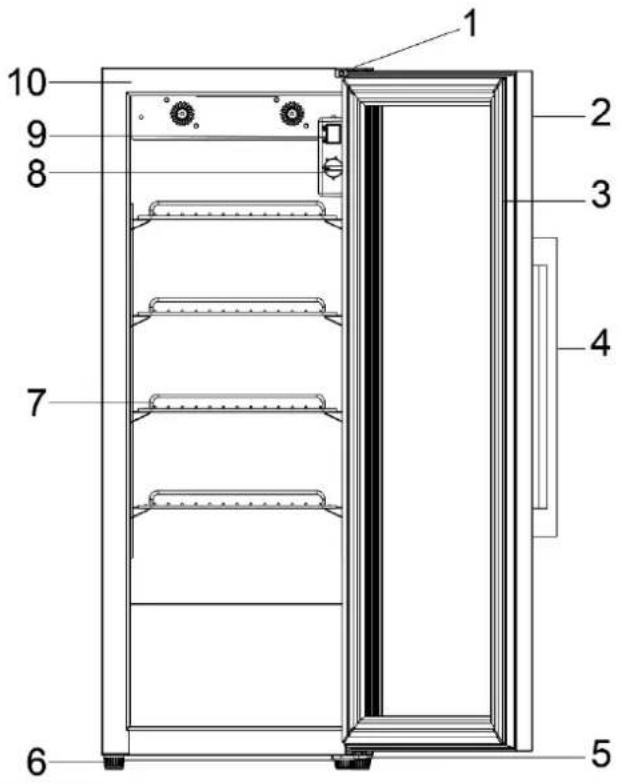 CASO BBQ Cooler M-R - De Planken eruit nemen - 4
