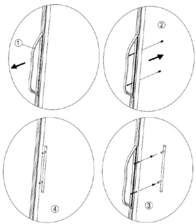 CASO DryAged Master 380 ro - The handle installing - 1