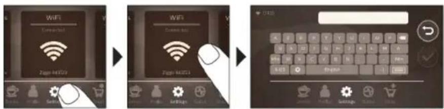 PHILIPS Saeco GranAroma Deluxe SM6680 - Podłączanie do sieci Wi-Fi - 1