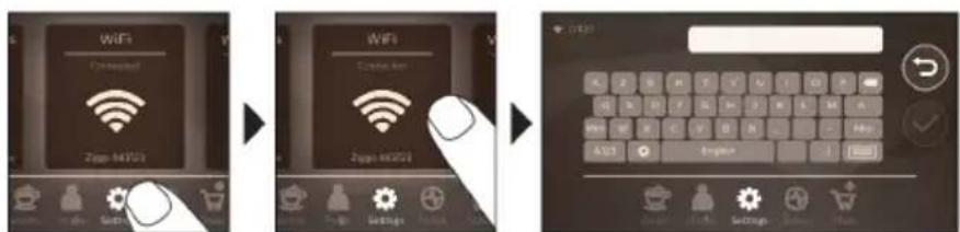 PHILIPS Saeco GranAroma Deluxe SM6680 - Verbindung mit WLAN herstellen - 1