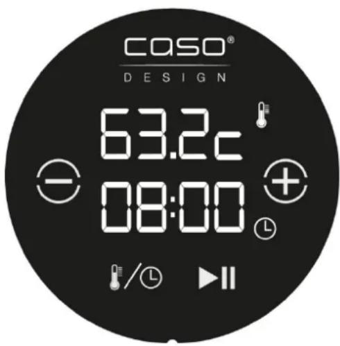 CASO Sous-Vide SV 400 - Panneau de commande - 1