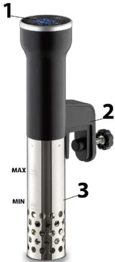 CASO Sous-Vide SV 400 - Appliance diagram - 1