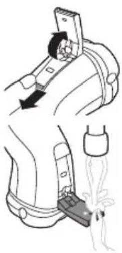 PHILIPS Series 3000 S3230 - Cleaning the pop-up trimmer - 1