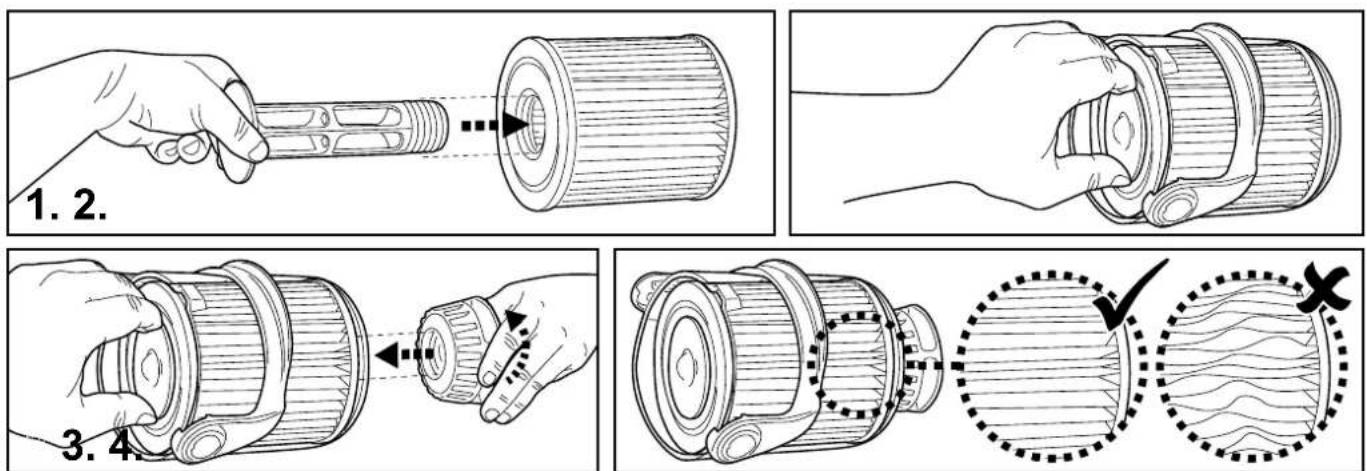 KOKIDO EV60 - Einrichtung für die LEAF-OUT™ und SAND-OUT™ Funktion Reinigung feiner Ablagerungen (mit Patronenfilter) - 1