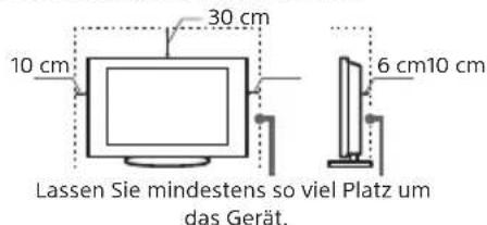 SONY INZONE M9 - Aufstellung mit dem Ständer - 1