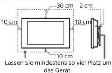 SONY INZONE M9 - Installation an der Wand - 1