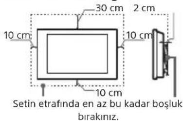 SONY INZONE M9 - Duvara monte edildiginde - 1