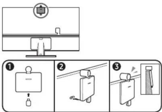SAMSUNG UE55CU7190 - Connexion de la caméra au produit (série QN95C uniquement) - 1