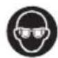 Grizzly AKS 2040-25 Lion Set - Symbols used on the saw - 3