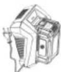 Grizzly AHS 4055 Lion Set - Simboliai ant kroviklio: - 7