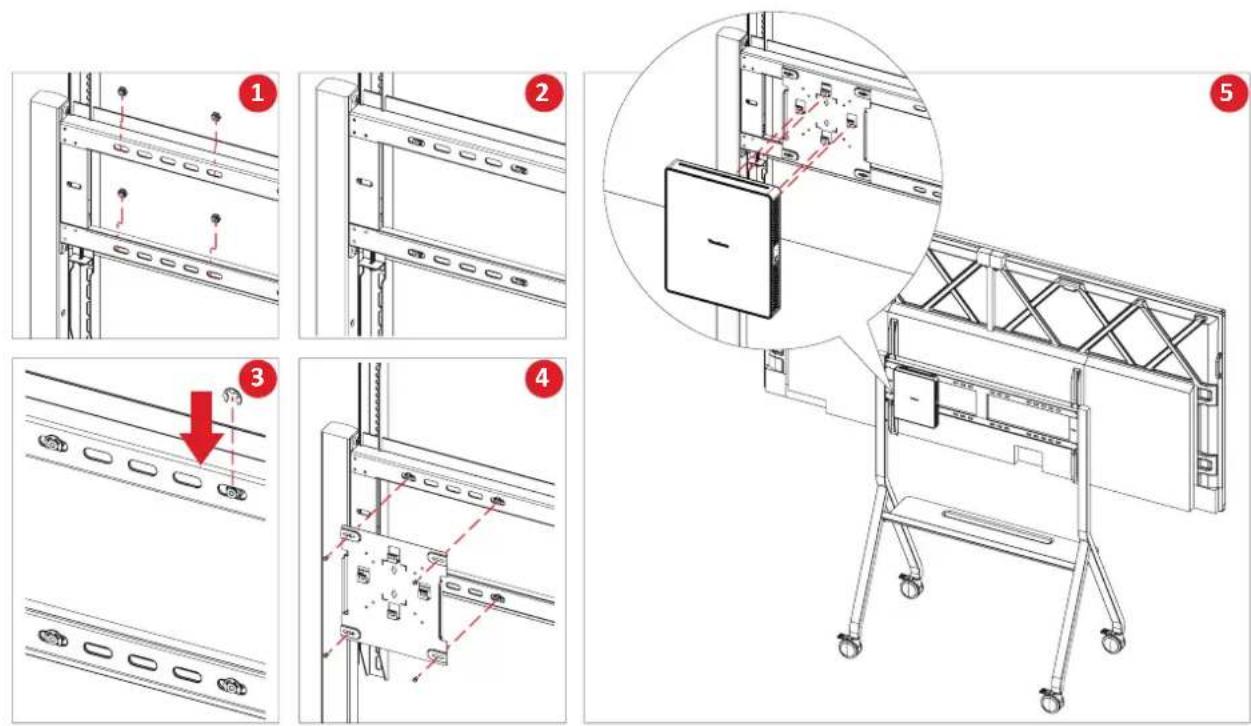VIEWSONIC MRC1010-TN - Montage sur chariot - 1