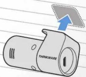 Thinkware Q850 - Fixation de la caméra arrière - 3