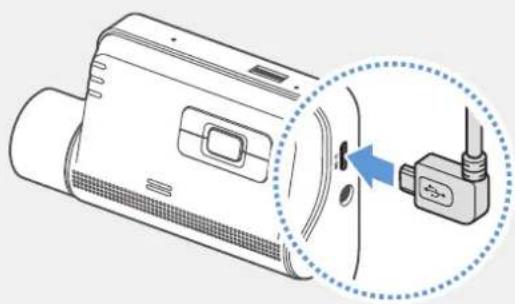Thinkware Q850 - Raccordement du câble de la caméra arrière - 1