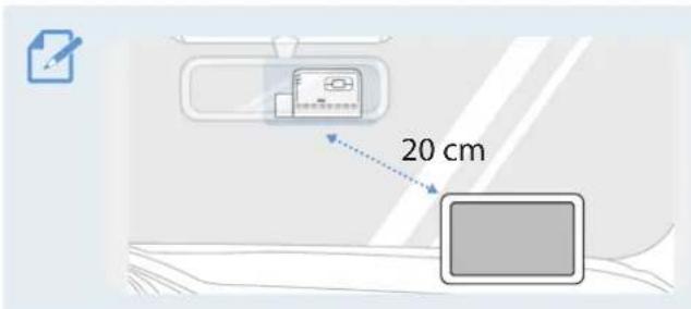 Thinkware Q850 - Choix de l'emplacement d'installation - 2