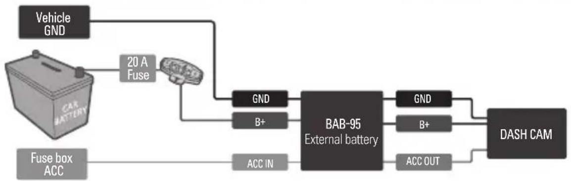 Thinkware iVolt Xtra - Wiring diagram - 1