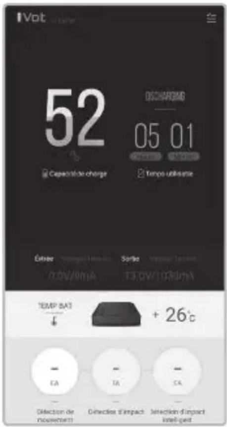 Thinkware iVolt Xtra - À propos de l'écran d'accueil de l'application iVolt - 1