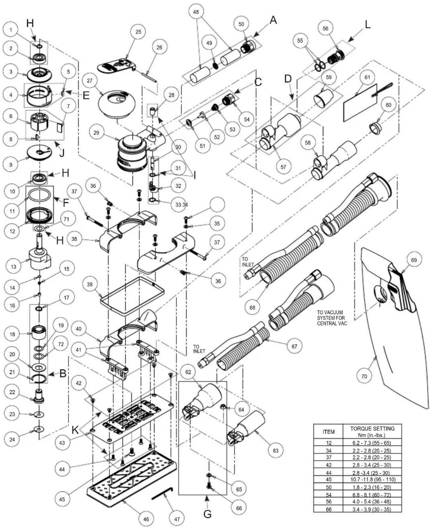 Mirka OS 383CV - Parts Page - 1