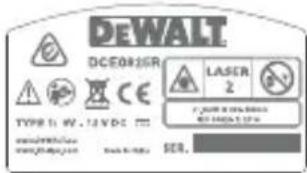 DEWALT DCE0825R - your 100% of the - 1