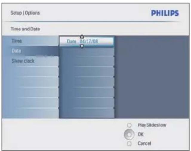 PHILIPS 10FF3CMI - Réglage de la date/heure de l'événement - 3