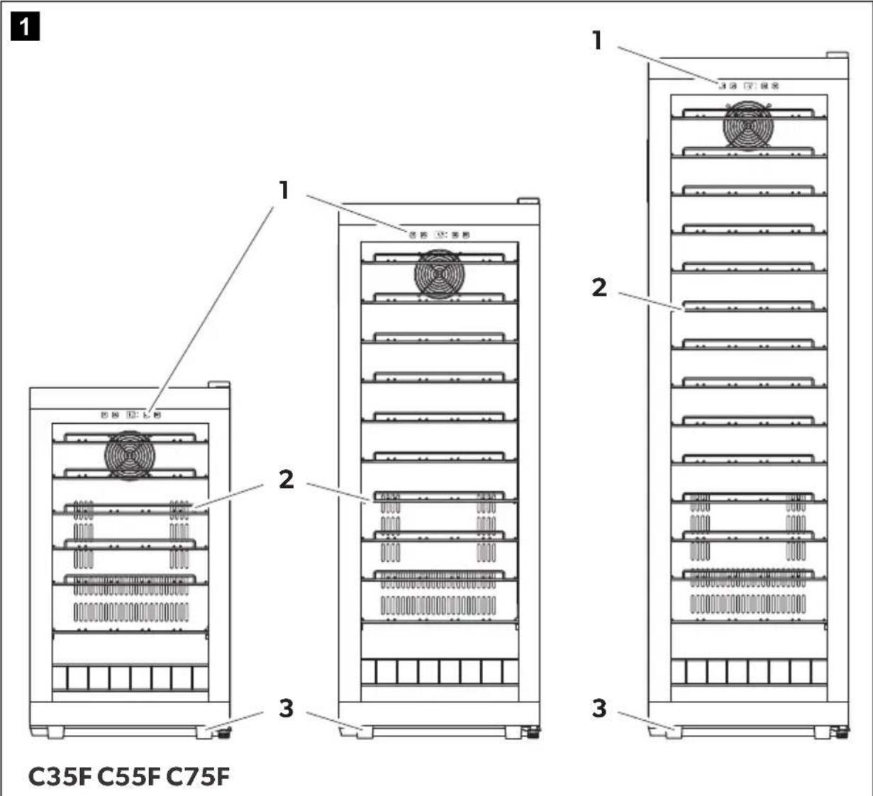 DOMETIC C75F - EN Wine storage appliance - 1