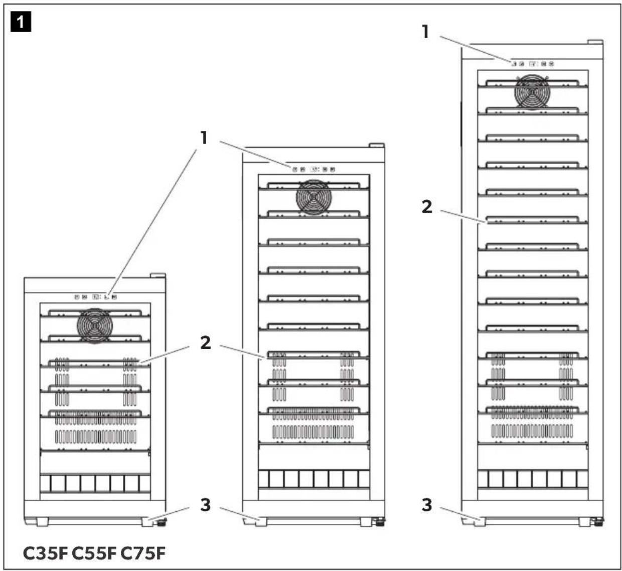 DOMETIC C55F - EN Wine storage appliance - 1