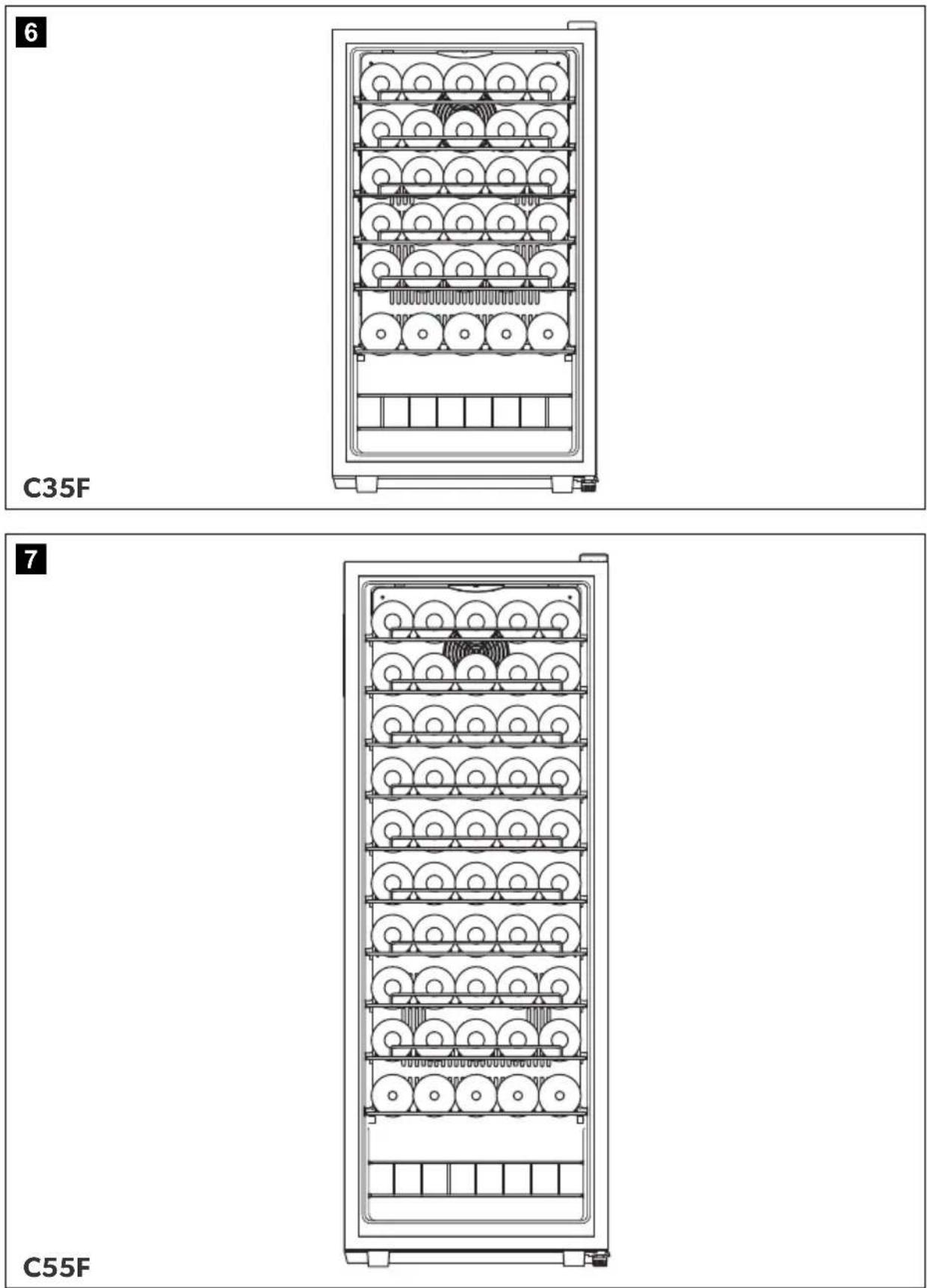 DOMETIC C55F - EN Wine storage appliance - 6