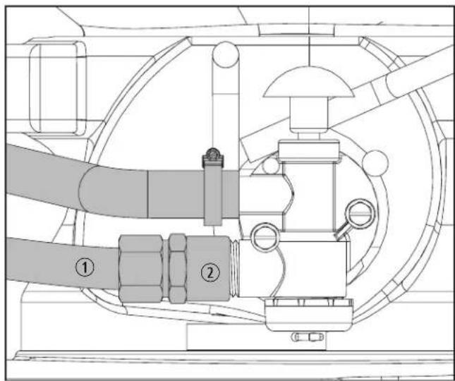 DOMETIC M65-5000 - Connecting the Water Supply - 2