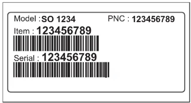DOMETIC M65-5000 - Identificazione del modello - 1