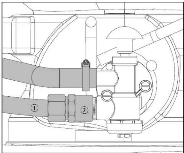 DOMETIC M65-5000 - Vedensyöton liittäminen - 2