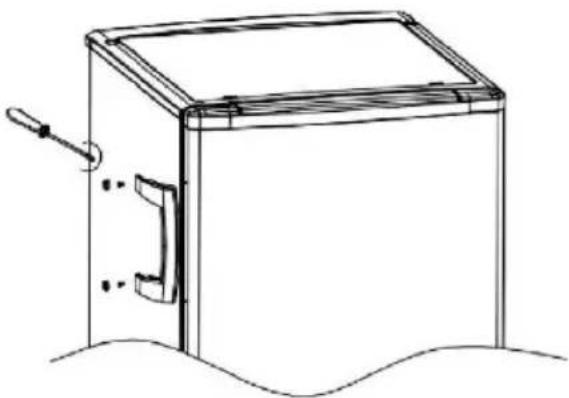 CANDY COT1S45EWH - Instalace vnějšího madla dveří (je-li ve výbavě) - 1