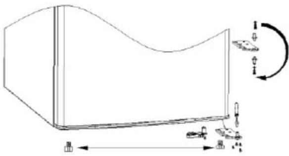 CANDY COT1S45EWH - Reversing the appliance doors - 5