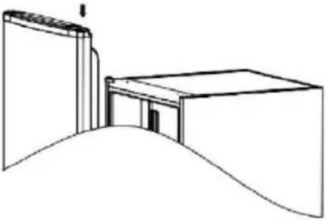 CANDY COT1S45EWH - Türanschlag Ihres Geräts ändern - 7