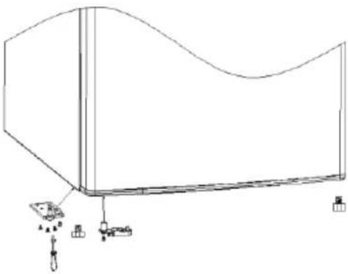 CANDY COT1S45EWH - Reversing the appliance doors - 6