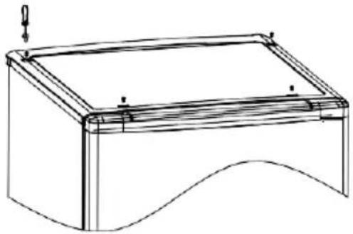 CANDY COT1S45EWH - Reversing the appliance doors - 10