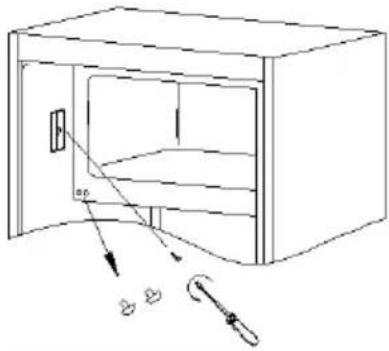 CANDY COT1S45EWH - Reversing the inner doors - 2