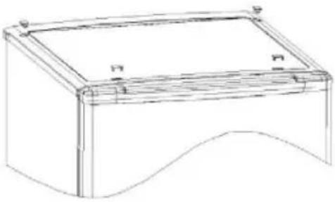 CANDY COT1S45EWH - Inversión de las puertas del aparato - 1