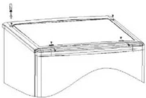 CANDY COT1S45EWH - Seadme uste poolsuse muutmine - 2