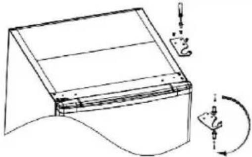 CANDY COT1S45EWH - Prietaiso durelių atidarymo krypties keitimas - 3