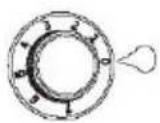 CANDY CLH3S514EWK - Izbira temperature - 1