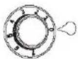 CANDY CLH3S514EWK - Τοποθέτηση των ραφιών πόρτας - 1