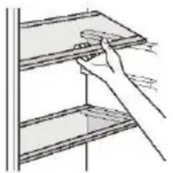 CANDY CLH3S514EWK - Подвижни рафтове - 2