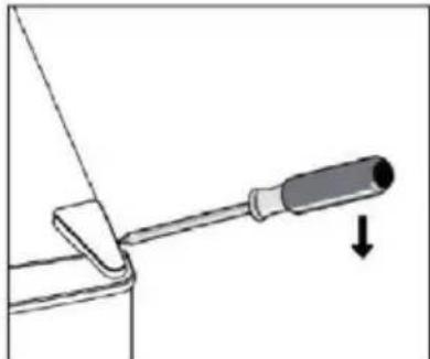CANDY CLH3S514EWK - Αντιστροφή της πόρτας - 1