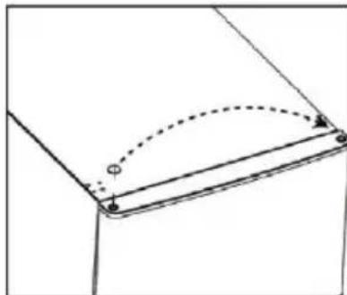 CANDY CLH3S514EWK - Αντιστροφή της πόρτας - 4