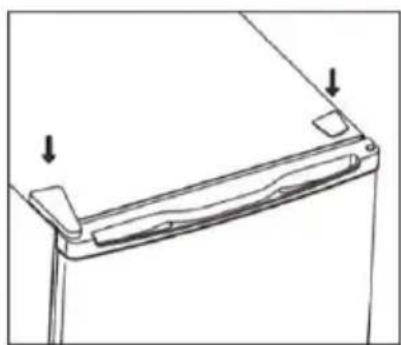 CANDY CLH3S514EWK - Inversione dello sportello - 8