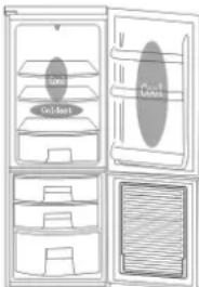 CANDY CCG1S518EWH - Where to store your foods in the fridge - 1