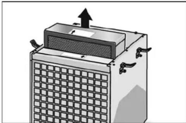 Flex VAC 800-EC - Installing and replacing filters Pre-filter-fabric G3 - 6