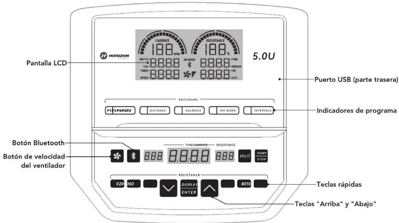 Horizon Fitness 5.0U - CONSOLA 5.0U - 1