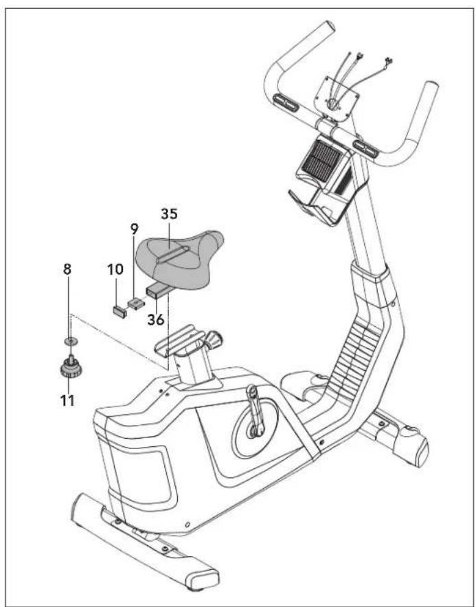 Horizon Fitness 5.0U - PASO 3. TORNILLERIA: - 3