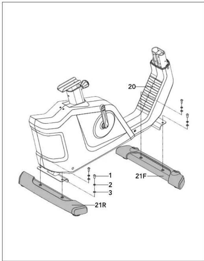 Horizon Fitness 5.0U - HARDWARE KIT: - 4